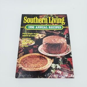 Vintage Southern Living 1990 Annual Recipes Cookbook Oxmoor House Grannycore 90S